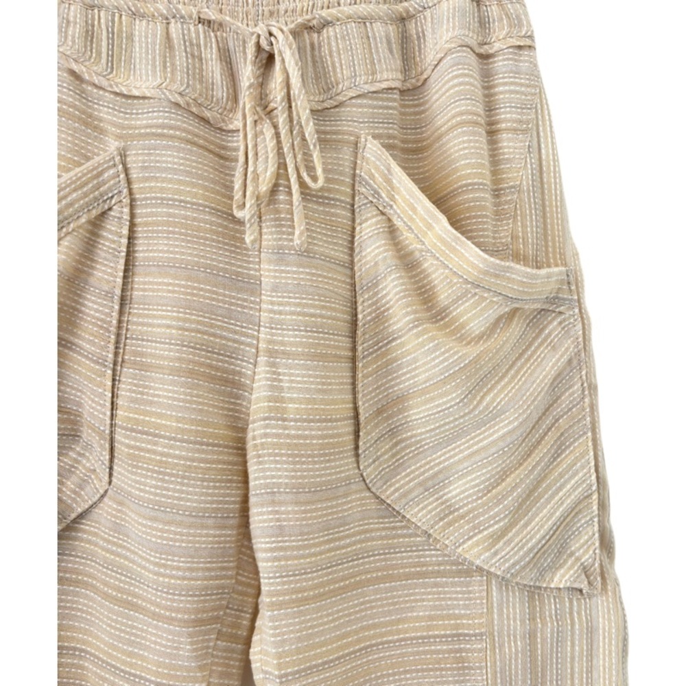 FREE PEOPLE Sweet Escape Drawstring Pant in Cream Size S - Picture 6 of 12